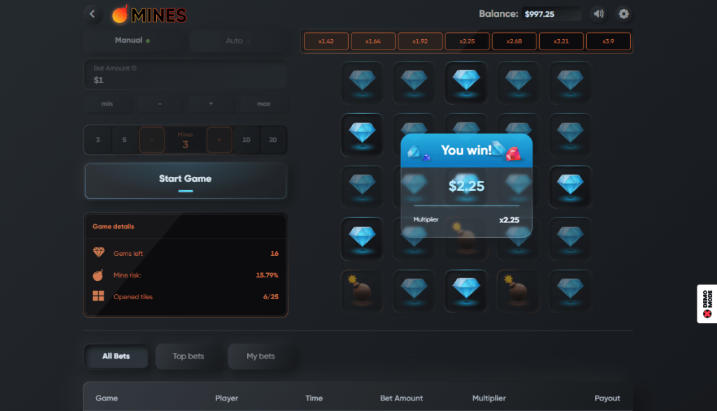 turbo mines game