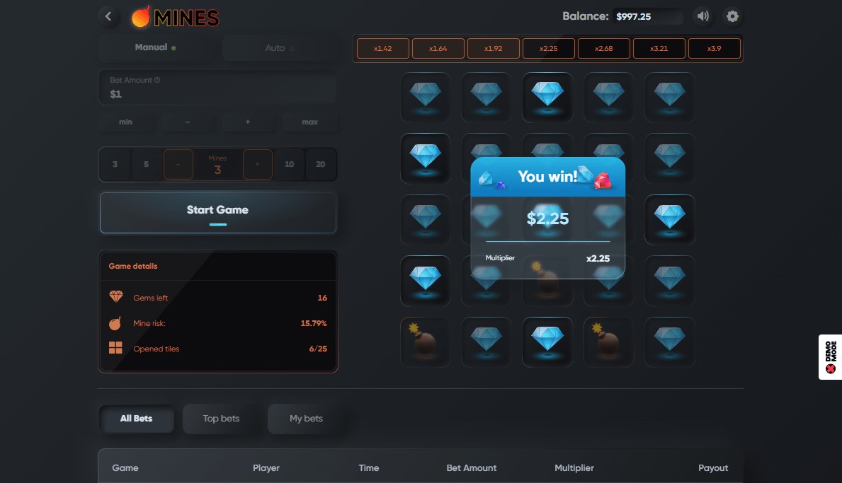 turbo mines game